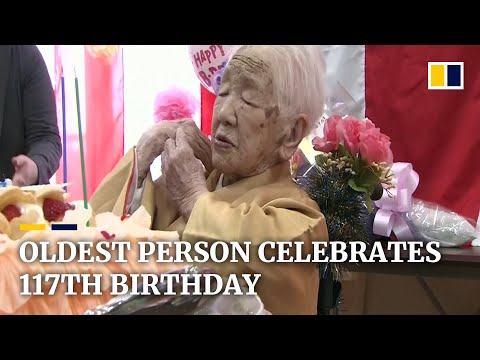World’s oldest living person, Kane Tanaka, celebrates her 117th birthday in Japan