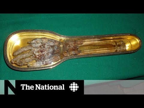 St. Francis Xavier&#039;s severed forearm to tour Canada