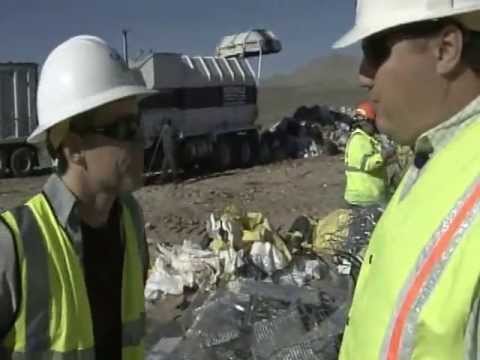 What happens at a Sanitary Landfill??