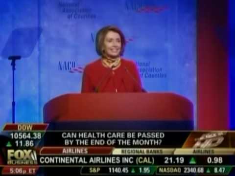 Pelosi: we have to pass the health care bill so that you can find out what is in it
