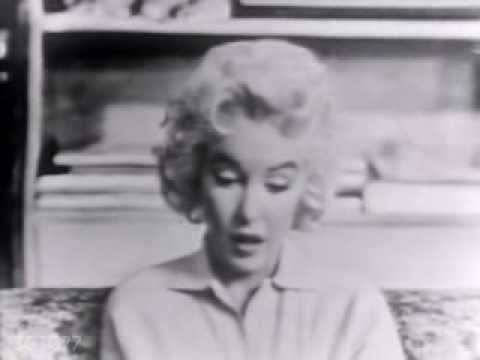 Marilyn Monroe Rare Live Television Appearance - &quot;Person To Person&quot; Interview 1955
