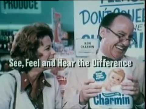 1970&#039;s Mr. Whipple Don&#039;t squeeze the Charmin Bath Tissue Toilet paper Commercial