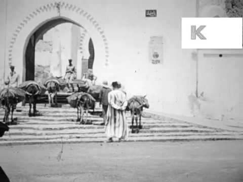 1950s Tangier Morocco City Streets