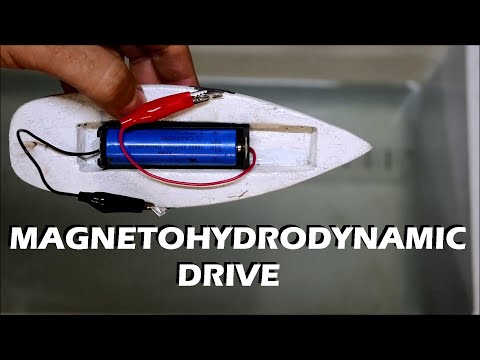 Super simple MHD boat drive, great results.