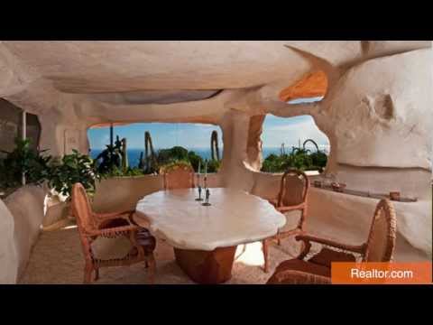 Dick Clark&#039;s Malibu House Right Out of Flintstones, For Sale