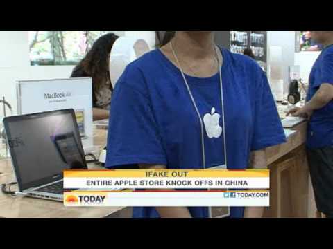 Tour of a fake Apple Store in China