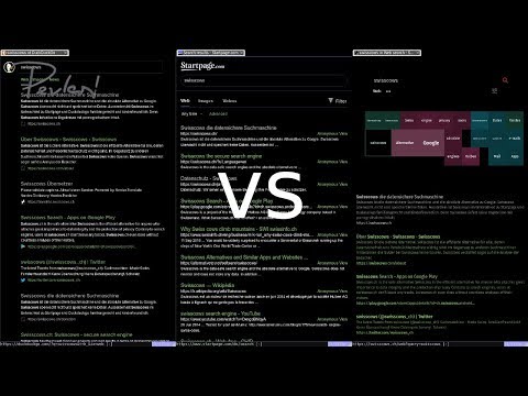 Privacy Search Part 2: Swisscows vs DuckDuckGo &amp; Startpage