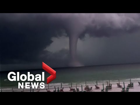 Huge waterspout spotted during &quot;wicked&quot; storm off Florida gulf coast