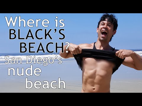 Sneak peak into BLACK&#039;S BEACH. How to get to San Diego&#039;s nude beach