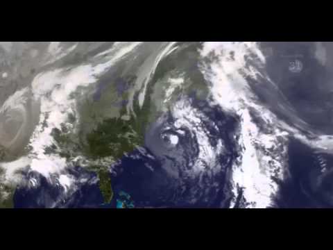 1991&#039;s Perfect Storm — From Space