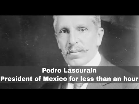 19th February 1913: Pedro Lascurain began the world&#039;s shortest ever presidency in Mexico