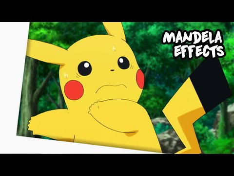 There is a Mandela effect that Pikachu never had a black tail so