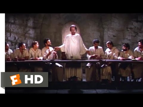 The Greatest Story Ever Told (1965) - The Last Supper Scene (8/11) | Movieclips