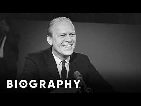 Gerald Ford - The United States&#039; 37th Vice President &amp; 38th President | Mini Bio | Biography