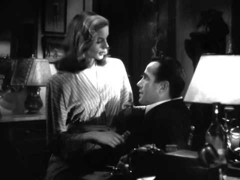 Scene from To Have and Have Not - Bogart &amp; Bacall