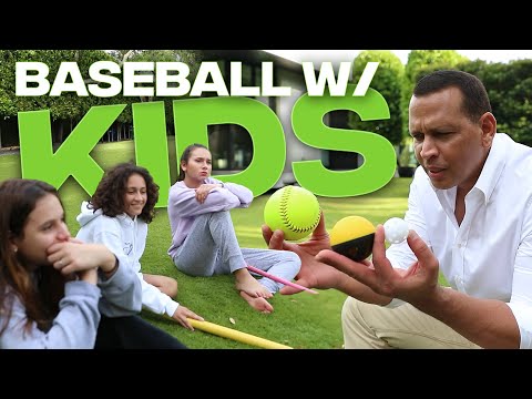 TEACHING MY FAMILY BASEBALL IN MY BACKYARD | HOME SAFE W/ AROD