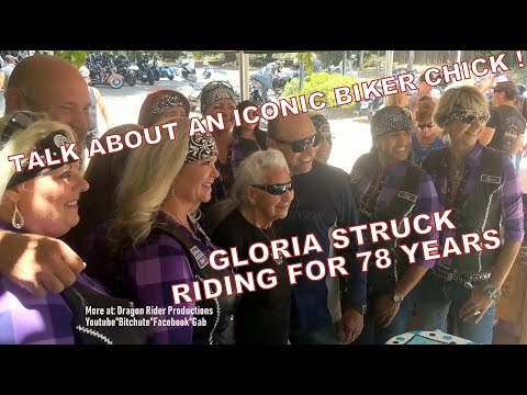 Gloria Struck. The Most Iconic Biker Chick Of All Time. Motorcycle Hall Of Fame