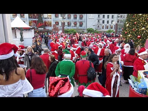 SantaCon 2018 Union Square San Francisco California