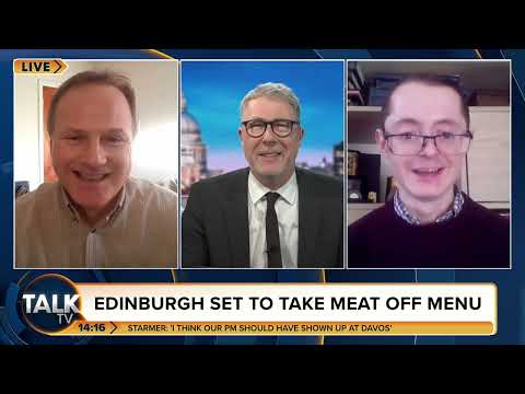 The Vegetarian Society on Talk TV discussing Edinburgh signing up to the Plant Based Treaty