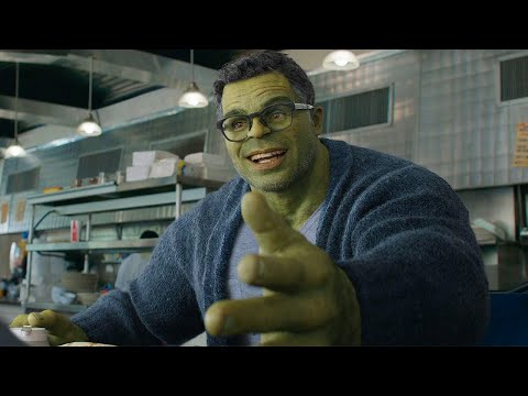 Smart Hulk Diner Scene - Avengers: Endgame (2019) Movie Clip HD