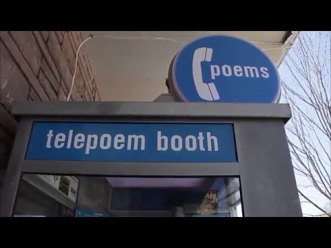 TelePoem Booth: Where poems replace the dial tone