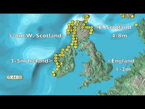 Storegga Landslide &amp; Tsunami.mov