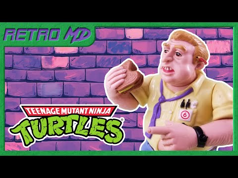 VINTAGE TMNT TOON BURNE ACTION FIGURE REVIEW