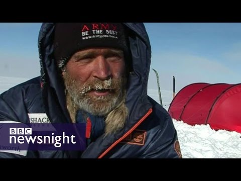 Explorer Henry Worsley: &#039;My journey is at an end&#039; - BBC Newsnight