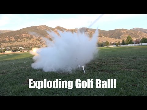 What&#039;s inside an Exploding Golf Ball?