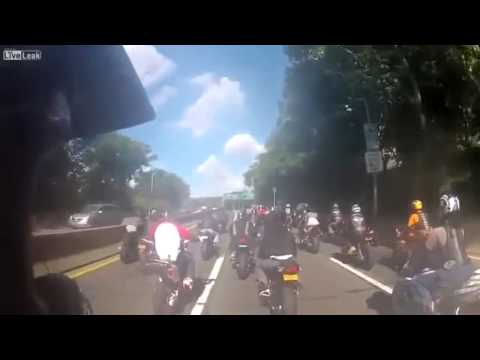 Range Rover VS Biker Gang - NYC Road Rage (FULL VIDEO HD)