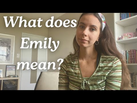 Etymology of the Name: Emily