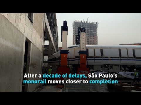 After a decade of delays, São Paulo’s monorail moves closer to completion