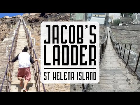 Climbing Jacob&#039;s Ladder in St Helena Island