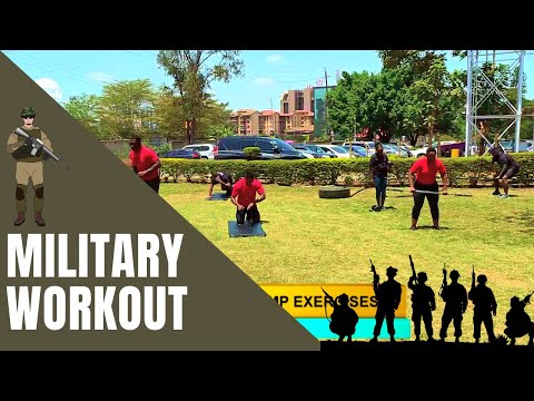 Military Boot Camp exercises - Workout for full body. &#039;Anyone can do it&#039;.