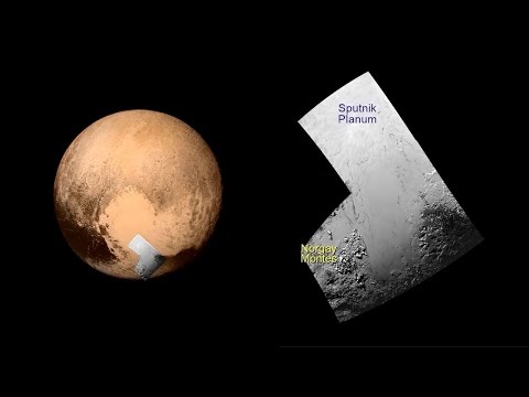 Geology of Pluto - Sputnik Planum (Sputnik Plain)