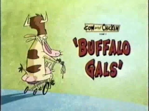 La vaca y el pollito Buffalo Gals (Sub. Español)