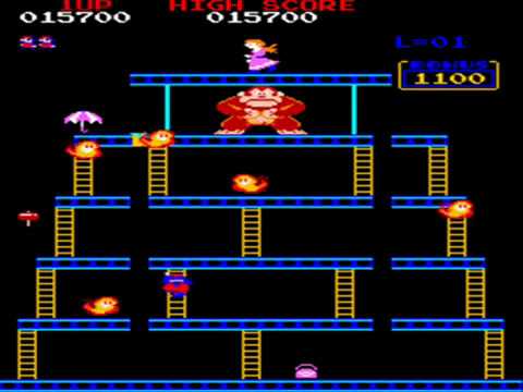 Donkey Kong (Original) Full Playthrough (JP Arcade Version)