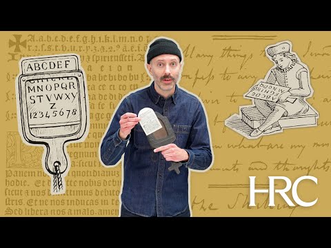 Exploring hornbooks, the educational devices that instructed children for centuries