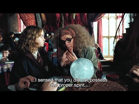 Hermione&#039;s gone mental with Professor Trelawney | Harry Potter and Prisoner of Azkaban