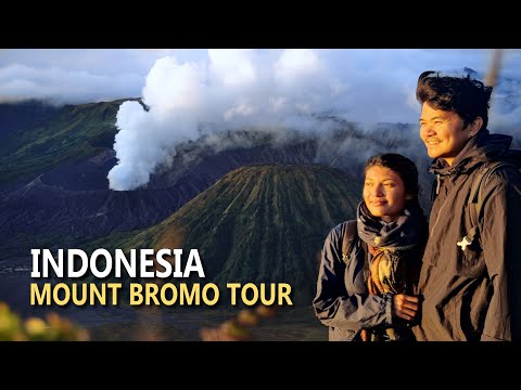 Epic Experience On Top of Active Volcano in INDONESIA MOUNT BROMO!