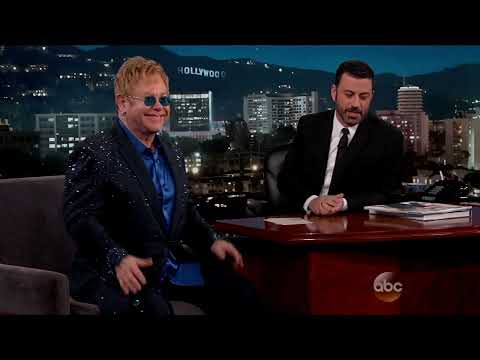 Elton John FULL HD - Interview Jimmy Kimmel Live! | 2016