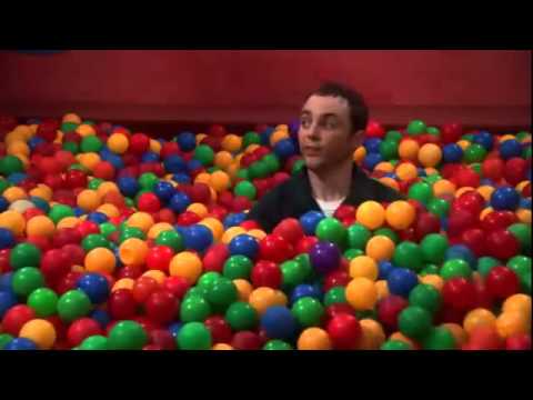 TBBT. Sheldon In A Ball Pit