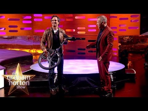 Mark Ruffalo Rides an Enormous Unicycle - The Graham Norton Show