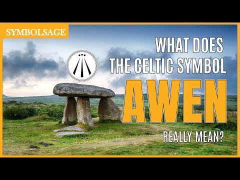 The Magic of the Awen Symbol in Celtic Mythology | SymbolSage