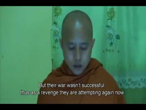Anti-Muslim Monk Wirathu&#039;s Talk on Arakan Conflict (English Sub-title, Speech starts at 1:30)