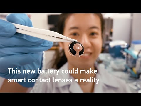 NTU scientists develop tear-based batteries for smart contact lenses