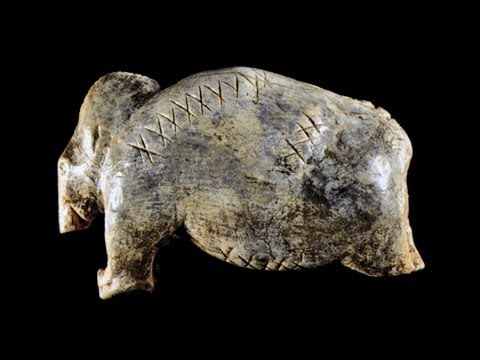 Ice Age Art: Mammoth Spear Thrower (between 16,000 and 13,500 years old)