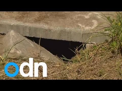 Newborn baby found alive at bottom of drain