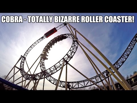 Cobra Roller Coaster POV Crazy Shuttle Loop Connyland Switzerland