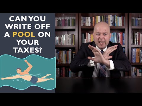 Can You Write off a Pool on Your Taxes?